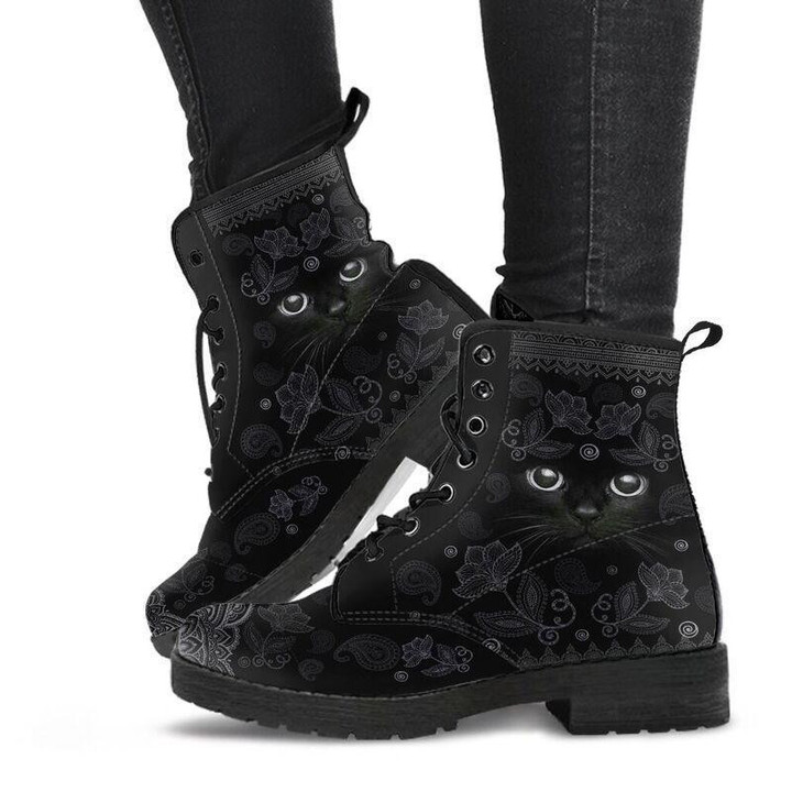 Cat Black Boots SU190353 - Amaze Style™-Shoes