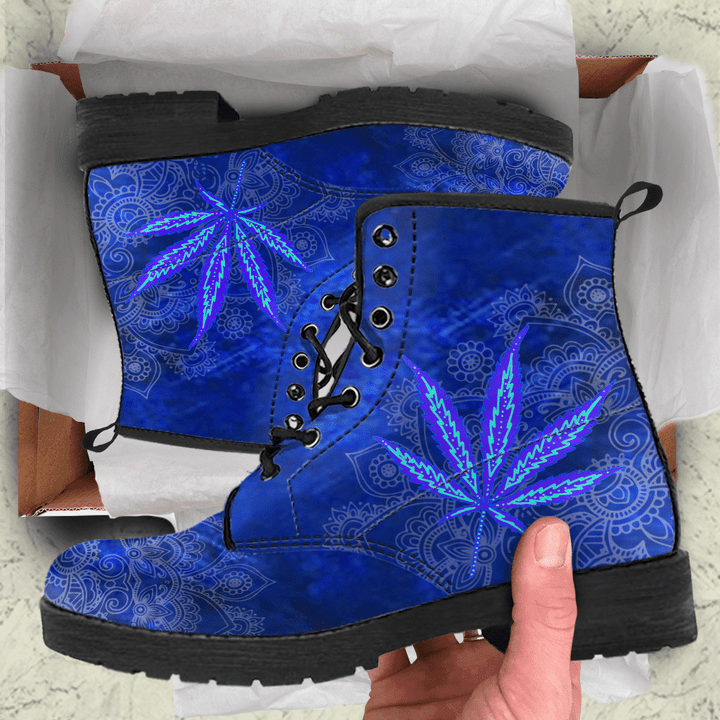 Royal Blue Boots by SUN HAC280303 - Amaze Style™-Shoes