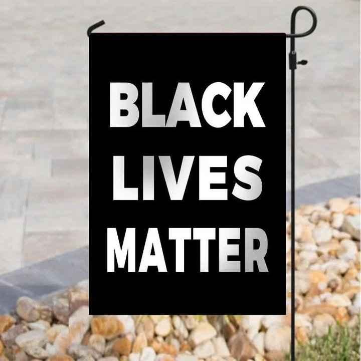 Black Lives Matter Garden Decor Flag | Denier Polyester | Weather Resistant | GF2397