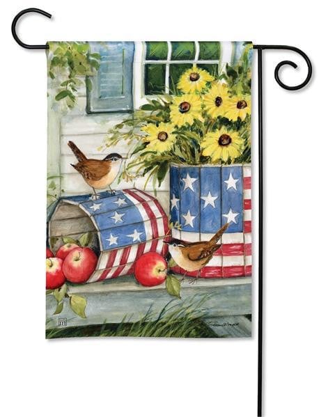 Patriotic Planters Garden Decor Flag | Denier Polyester | Weather Resistant | GF2432