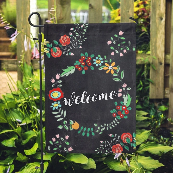 Welcome Home Garden Decor Flag | Denier Polyester | Weather Resistant | GF1574