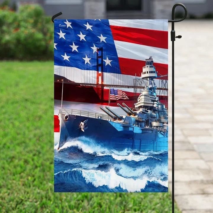 Ship Garden Decor Flag | Denier Polyester | Weather Resistant | GF1381