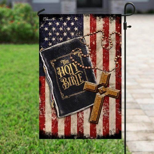 The Holy Bible Garden Decor Flag | Denier Polyester | Weather Resistant | GF1695