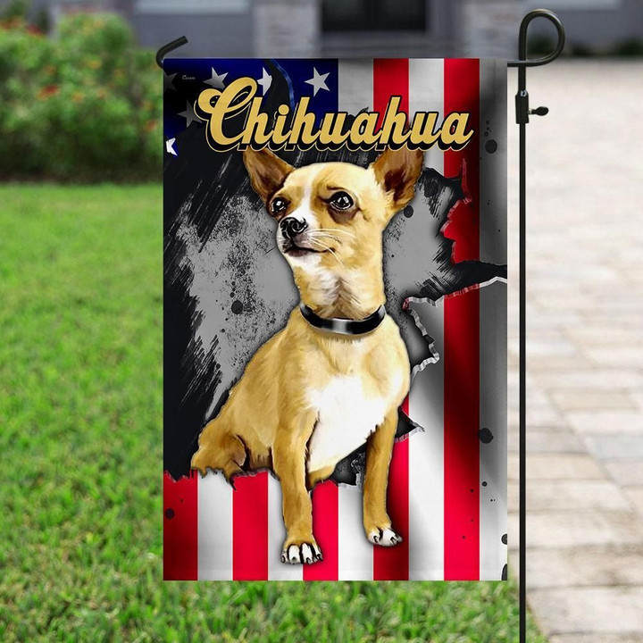 Chihuahua Garden Decor Flag | Denier Polyester | Weather Resistant | GF1966