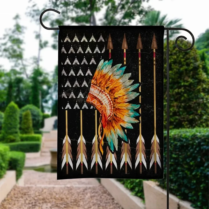 Native American Garden Decor Flag | Denier Polyester | Weather Resistant | GF1096