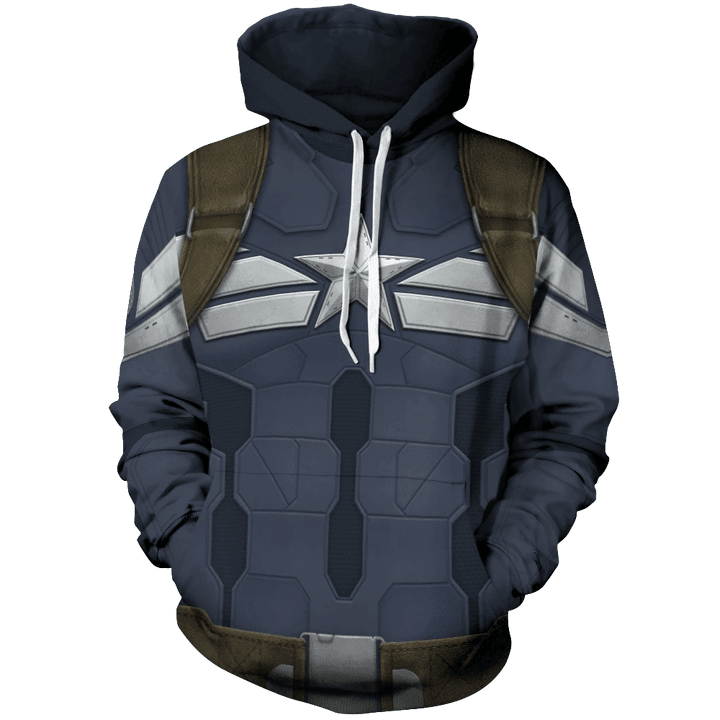 Captain America The Winter Soldier Unisex Pullover Hoodie