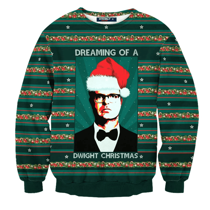 Dwight Christmas Unisex Wool Sweater
