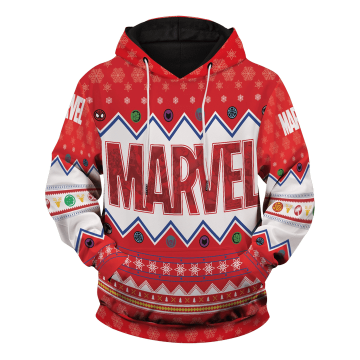 Marvel Christmas Unisex Pullover Hoodie