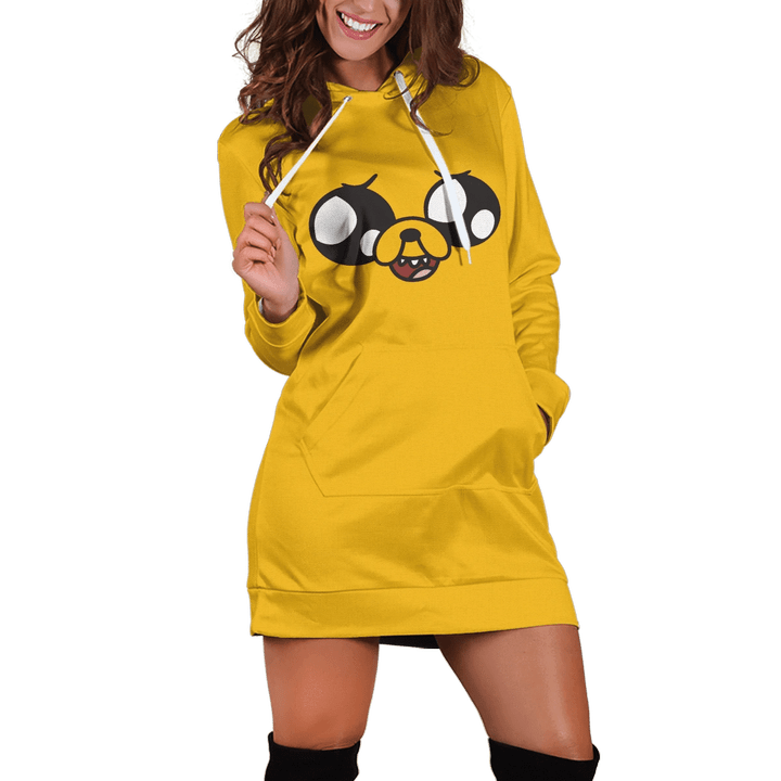 Jake Adventure Time v2 Hoodie Dress