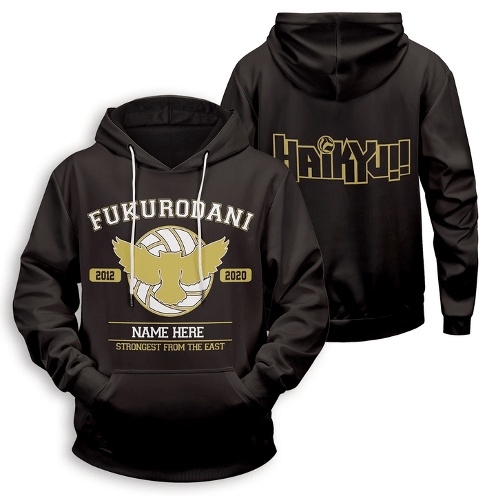 Personalized Fukurodani Strongest From The East Unisex Pullover Hoodie