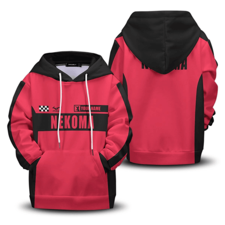 Personalized F1 Nekoma Kids Unisex Pullover Hoodie