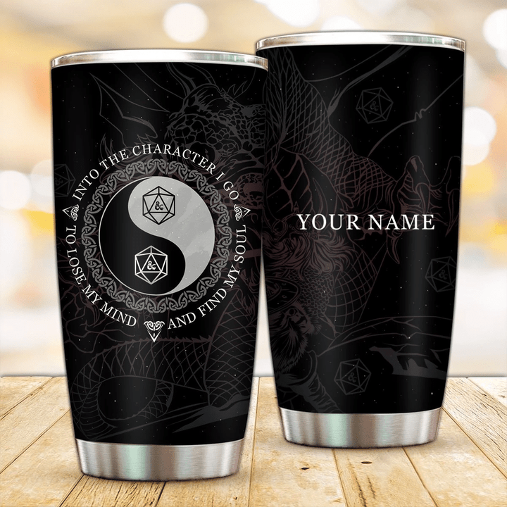 Personalized Into The Dungeons Tumbler
