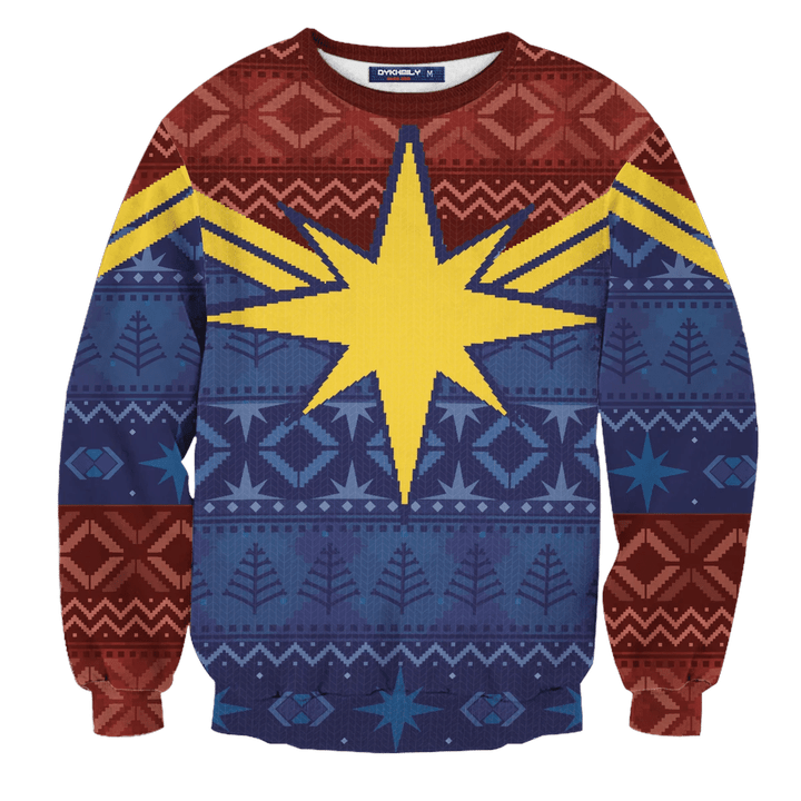 Protector of Christmas Skies Unisex Wool Sweater