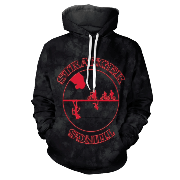 The Upside Down Unisex Pullover Hoodie