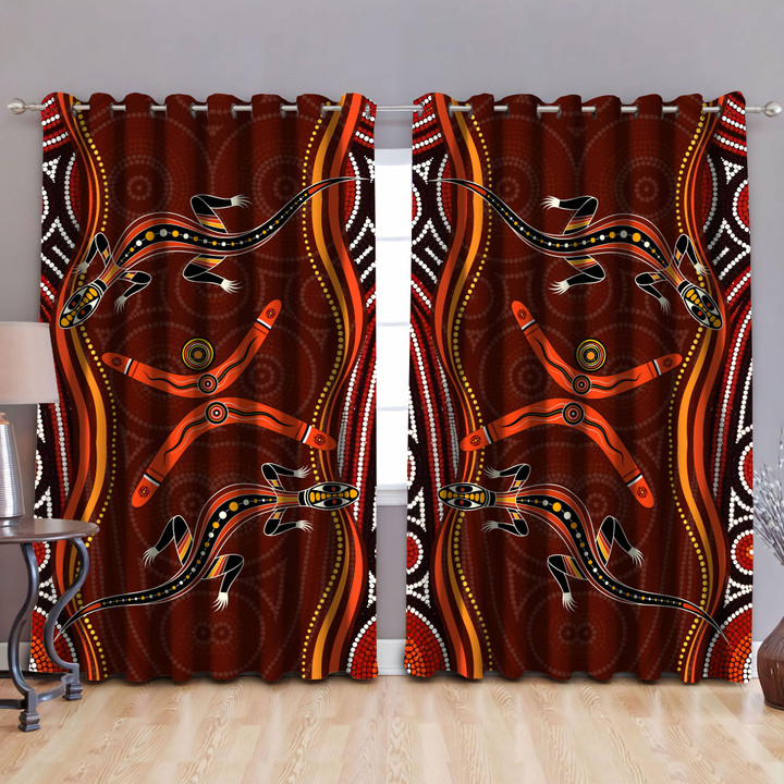  Aboriginal Naidoc Week Heal the Lizard D print Curtain