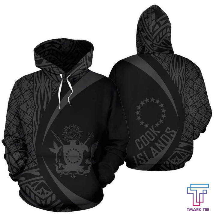 Cook Islands Polynesian Hoodie - Circle Style HC3 - Amaze Style™-Apparel