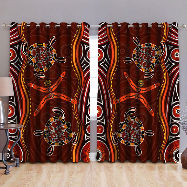  Aboriginal Naidoc Week Heal the Turtle D print Curtain