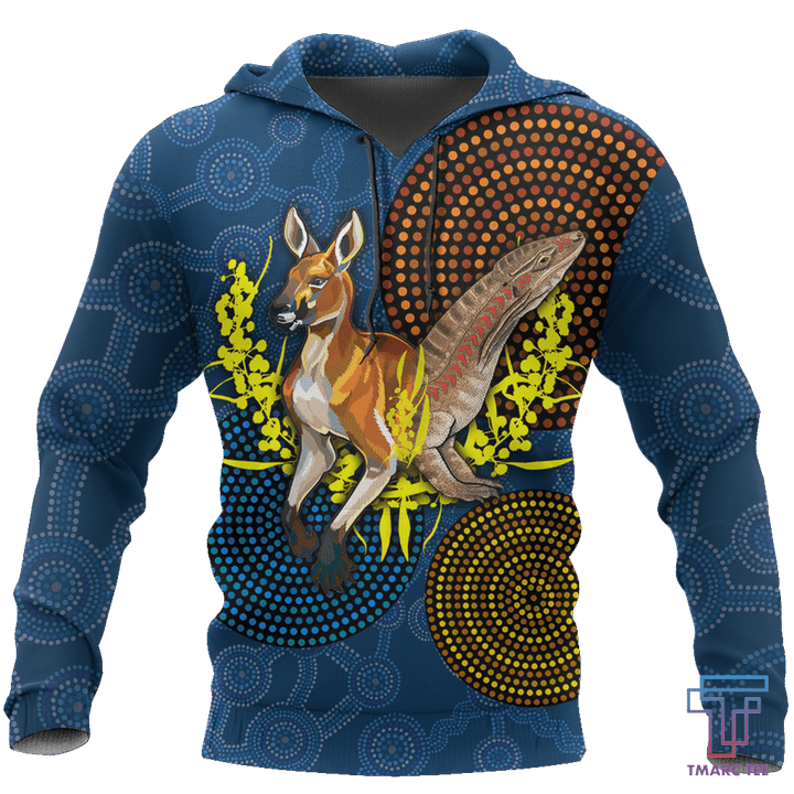 We are one Koori and Australia all over shirt for men and women blue TR030402 - Amaze Style™-Apparel