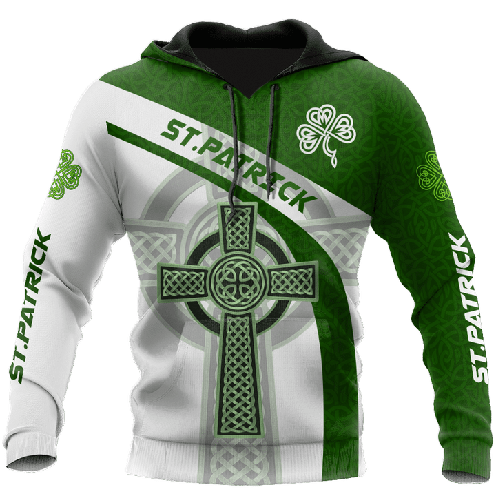  Irish Celtic Knot Cross St.Patrick day D Design print shirts