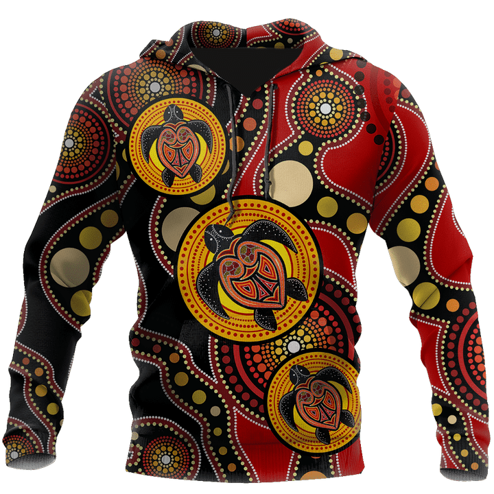  Aboriginal Australia Indigenous Turtles Painting Art shirts for men and women