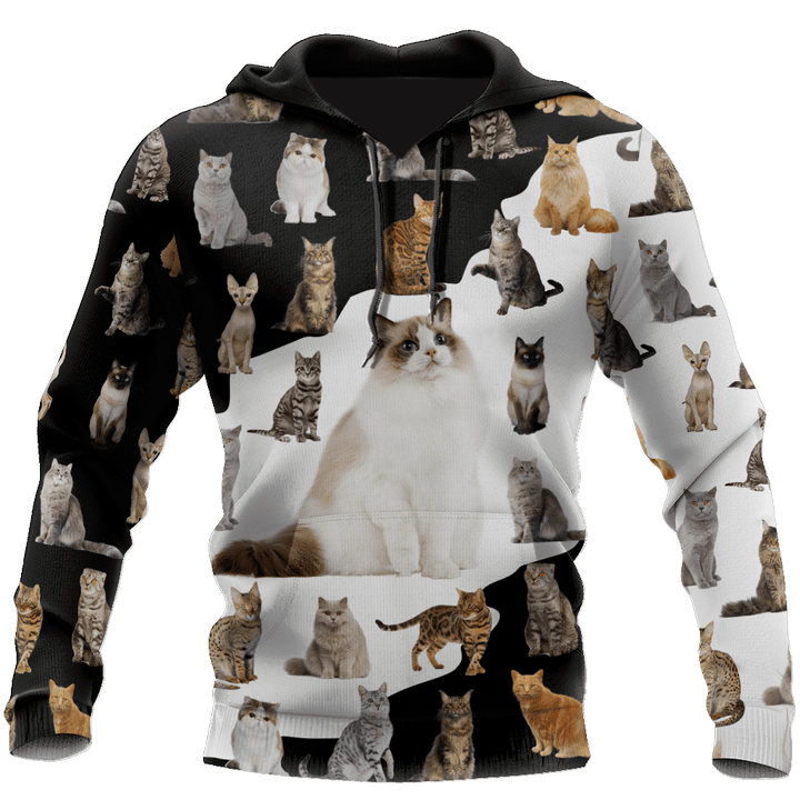  Love Cat World premium hoodie sweatshirt