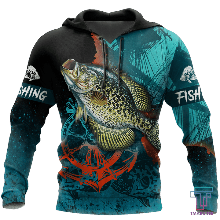 Crappie on the helm 3D all over printing shirts for men and women TR110100 - Amaze Style™-Apparel