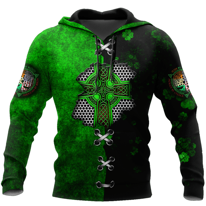  Irish Celtic Knot Cross in my heart St.Patrick day D Design shirts