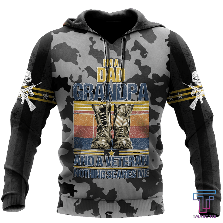 I'm a Dad Grandpa and a veteran 3d all over printed shirts for men and women MH190520 - Amaze Style™-Apparel