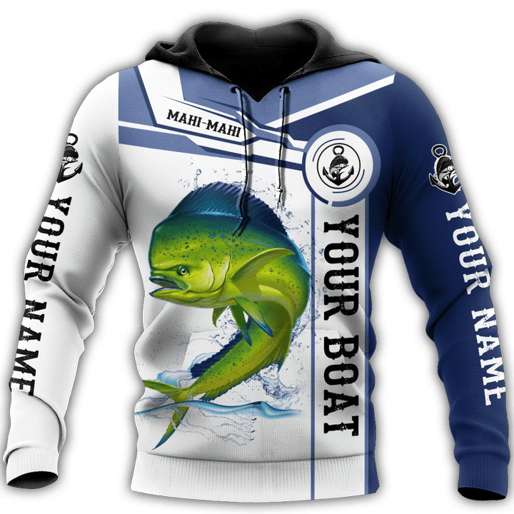  Custom name Mahi-mahi fishing Catch and Release D Design print shirts