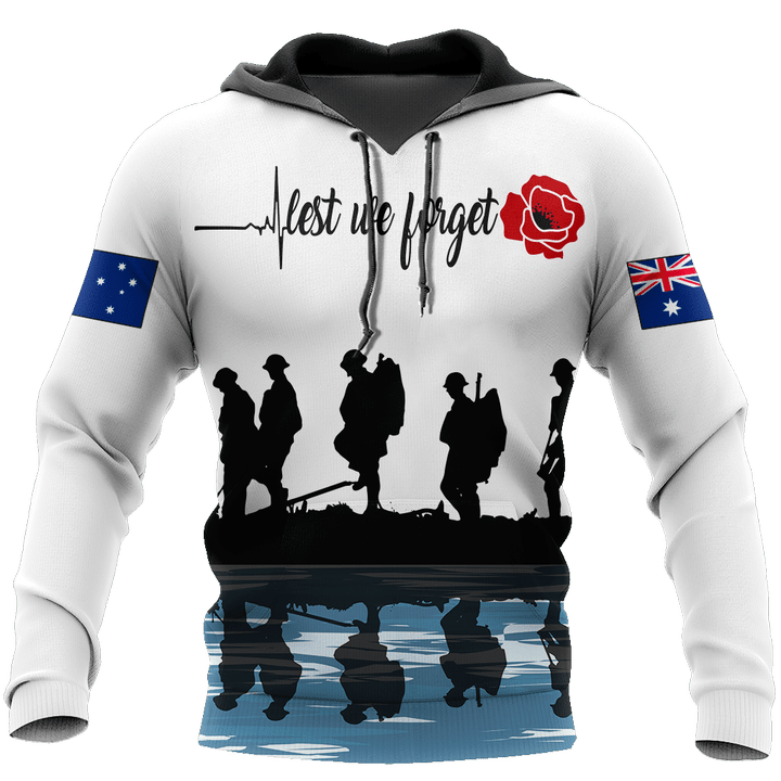  Lest we forget Anzac Day Australia Flag shirts