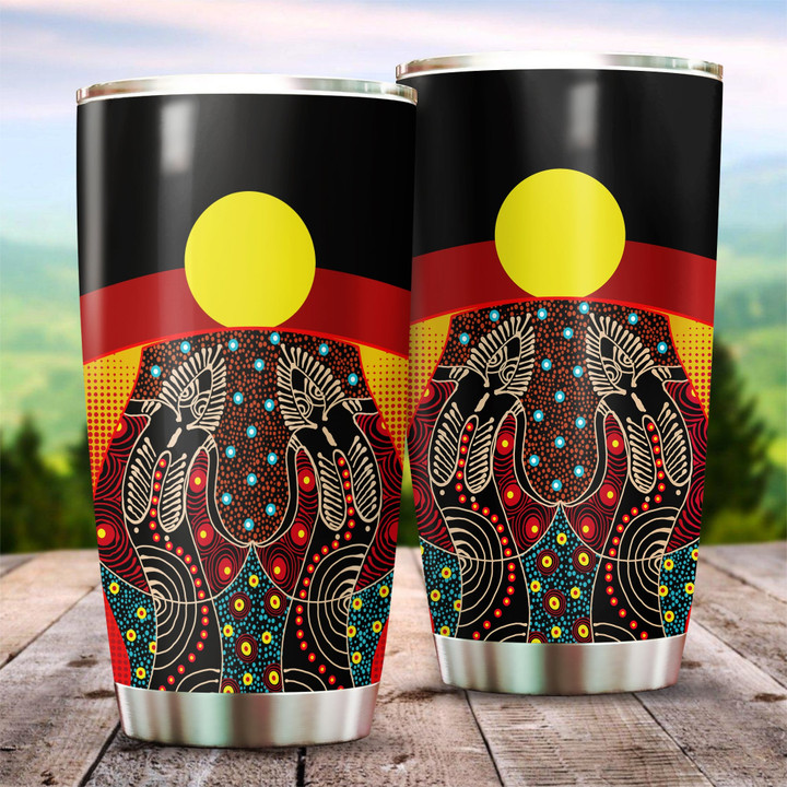  Aboriginal Decors Australian Gifts Djanggawul Stainless Steel Tumbler Oz