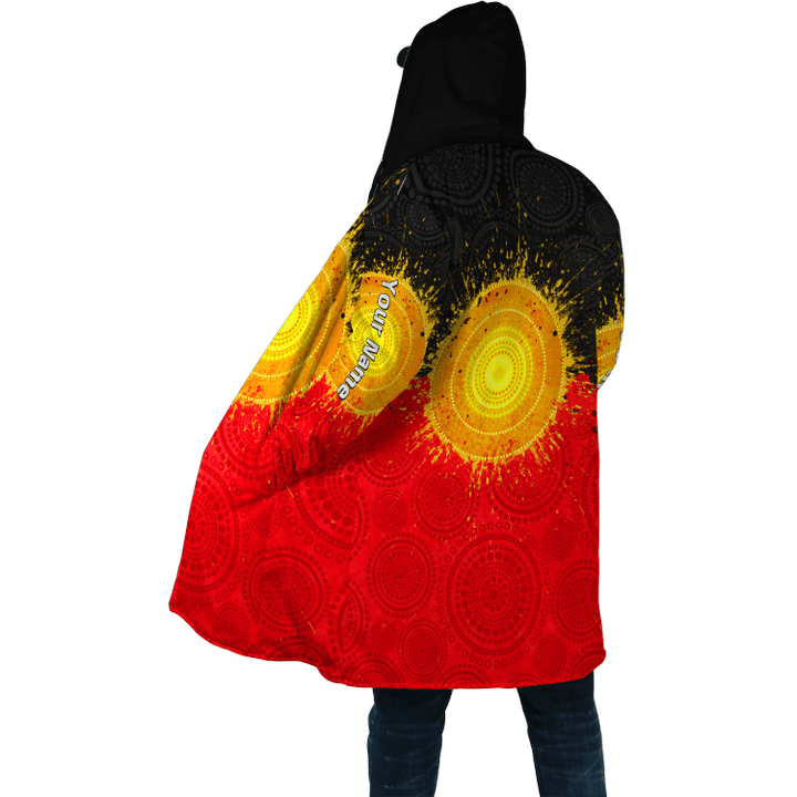  Custom name Aboriginal Flag Indigenous Sun Cloak shirts
