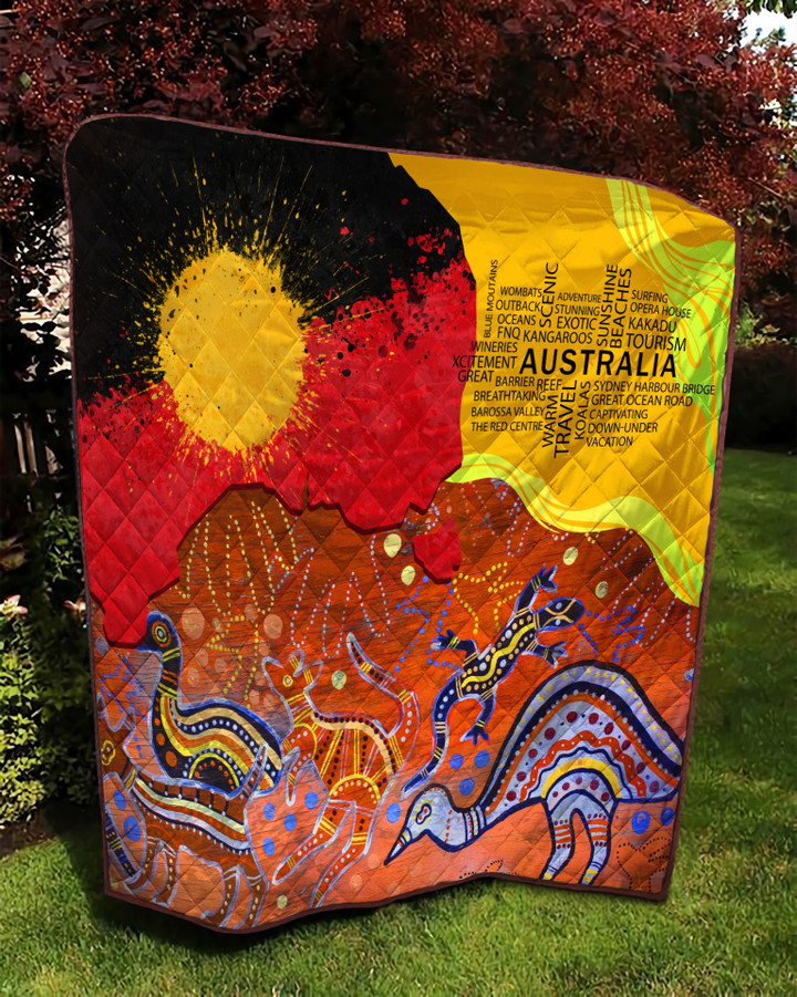  Aboriginal Decors Australian Gifts Quilt Indigenous Land Pi