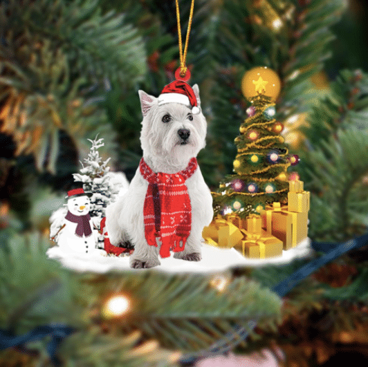  West Highland White Terrier Christmas Ornament .TQH