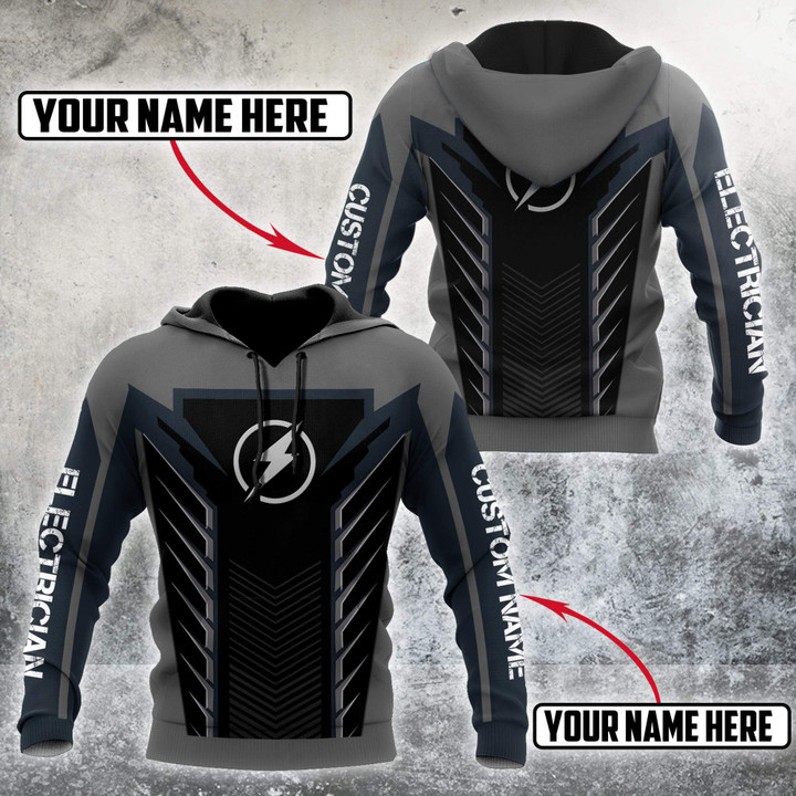  Customize Name Electrician Hoodie For Men And Women