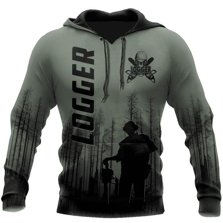  Premium Logger Man Dark Green Unisex Shirts
