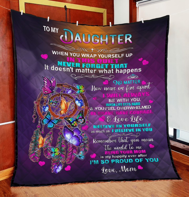 A Special Gift To Daughter For Her Birthday Or Christmas - Quilt
