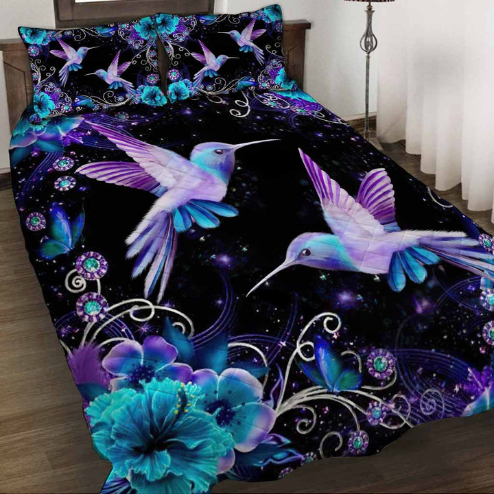  Hummingbird Quilt Bed Set