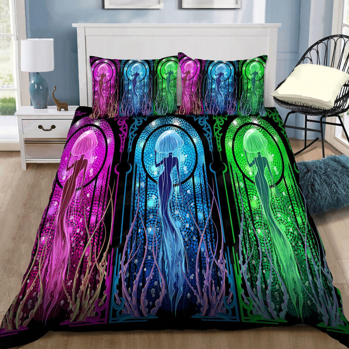  Jellyfish Mermaid Dream Bedding Set