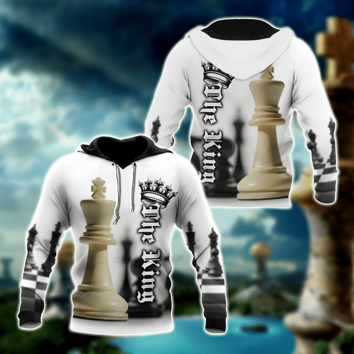 Chess Lovers- White King Shirts
