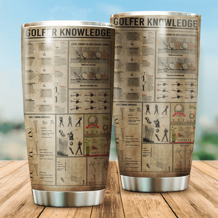  Golf Knowledge Stainless Steel Tumbler