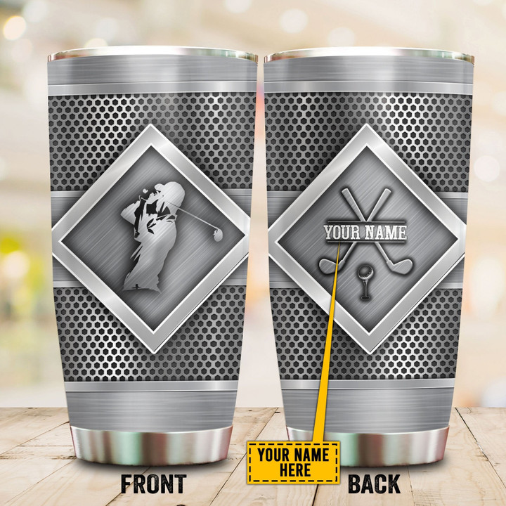  Personalized Golf Stainless Steel Tumbler