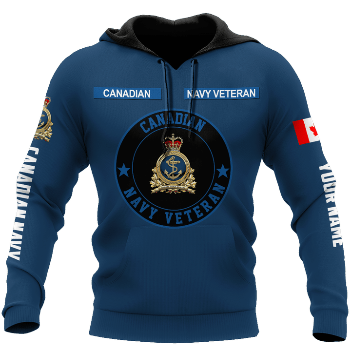  Personalized Name Canadian Navy Pullover Shirts