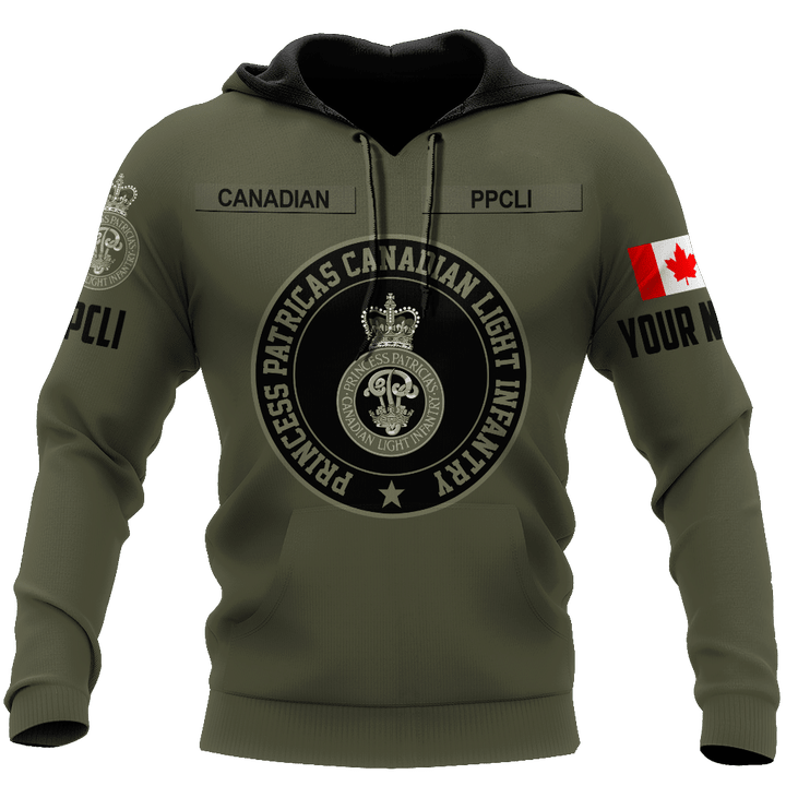 Personalized Name Canadian PPCLI Pullover Shirts