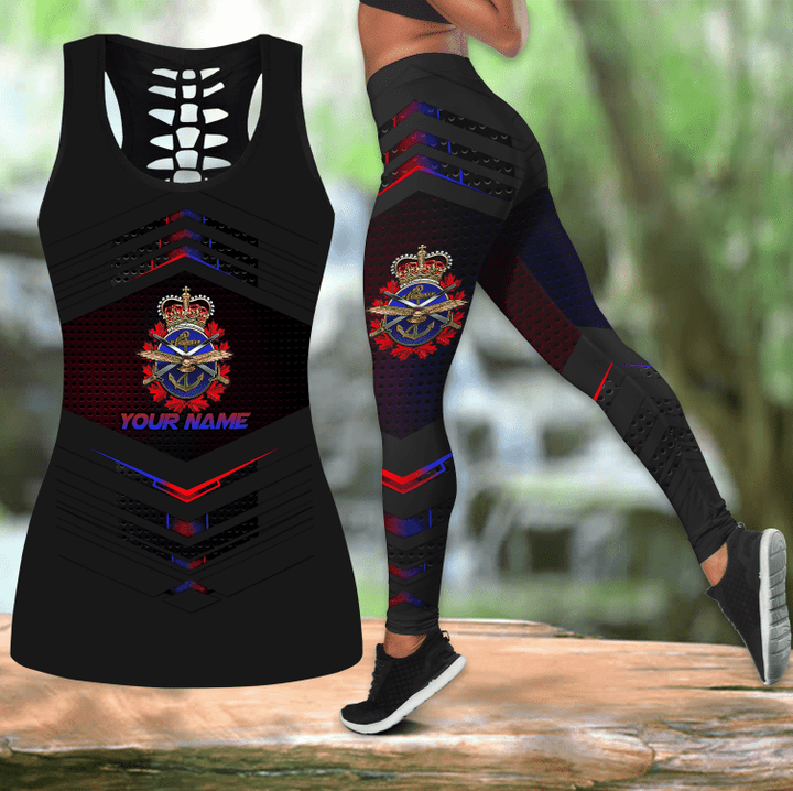 Personalized Canadian Armed Forces Combo Legging Tanktop