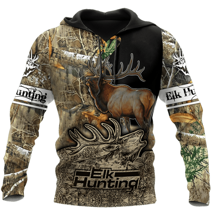  Elk Hunting Legend D All Over Print Hoodie