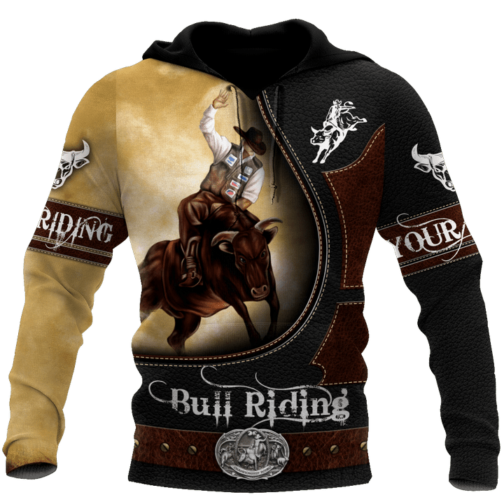  Personalized Name Bull Riding Unisex Shirts Yellow Ver