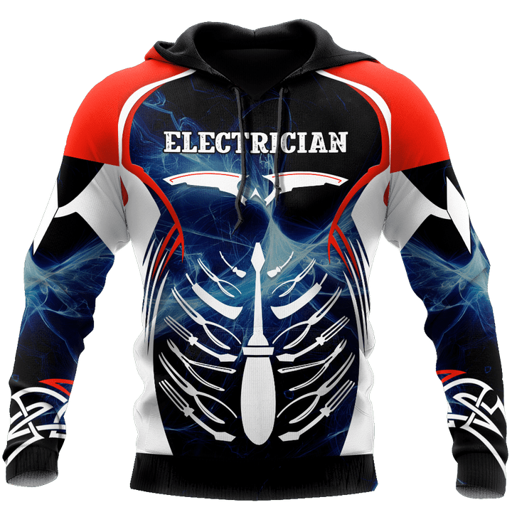 Premium Electrician All Over Printed Shirts Xray