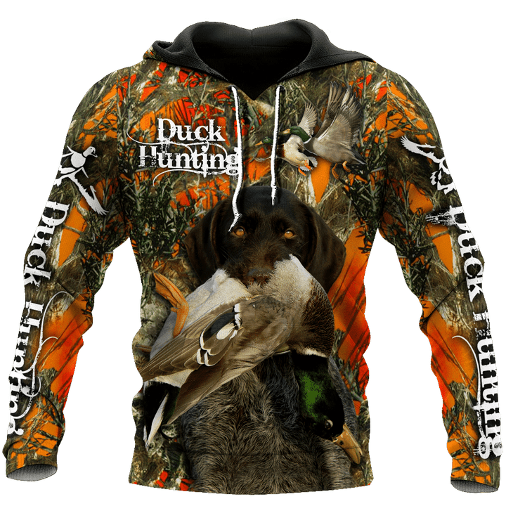  Personalized Name Hunting D Unisex Shirts Duck Hunting Labrador Retriever Orange Camo