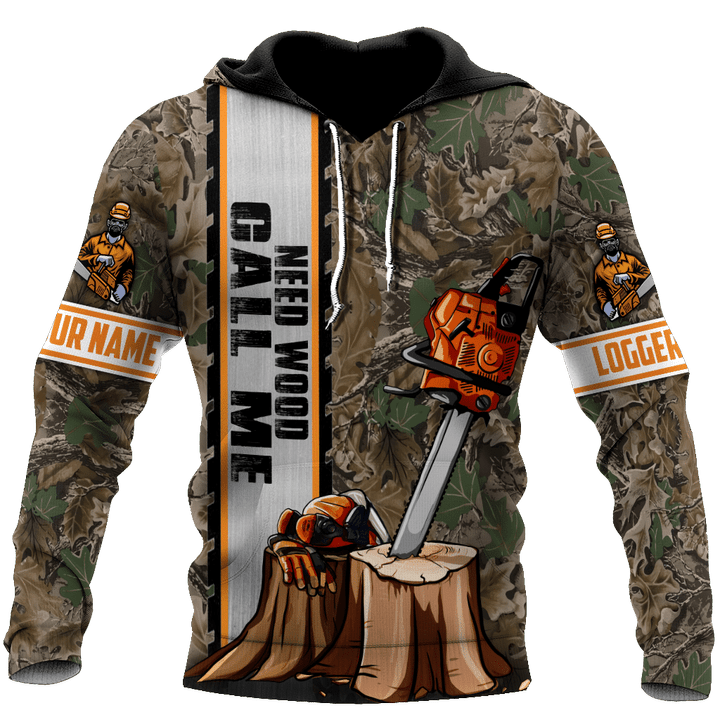  Customize Name Chainsaw Unisex Shirts Need Wood Call Me